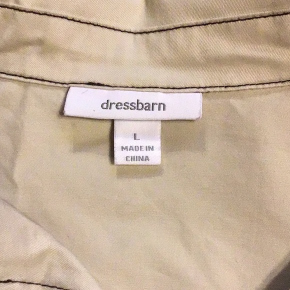 Dress Barn tan jacket, large, great condition - Picture 2 of 11